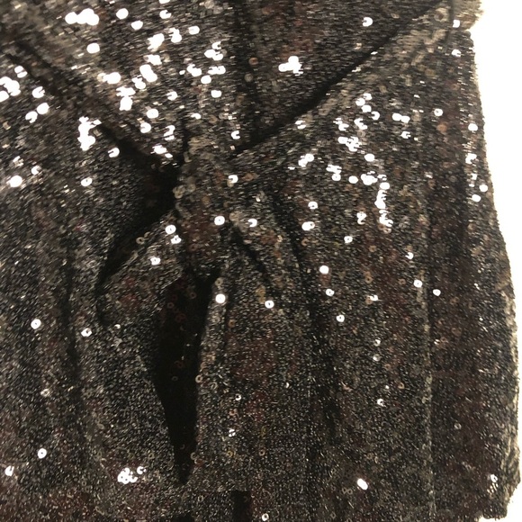 VENUS Elegant Black Sequin Romper size 8 - Picture 6 of 15